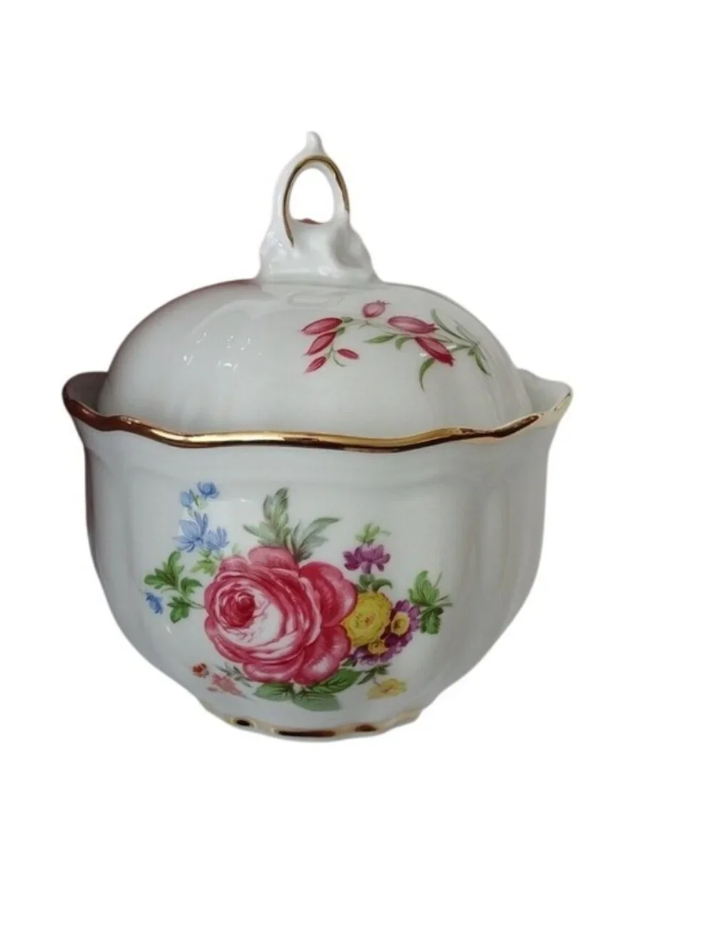 Schirnding Bavaria Tea Set Sandwich Tray Creamer Sugar Bowl Cups Saucers Dreden